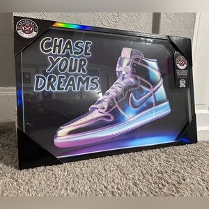Holographic Sneaker Wall Art